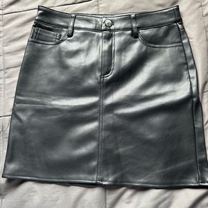 Marc new York leather skirt